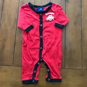 Ohio State footless sleeper